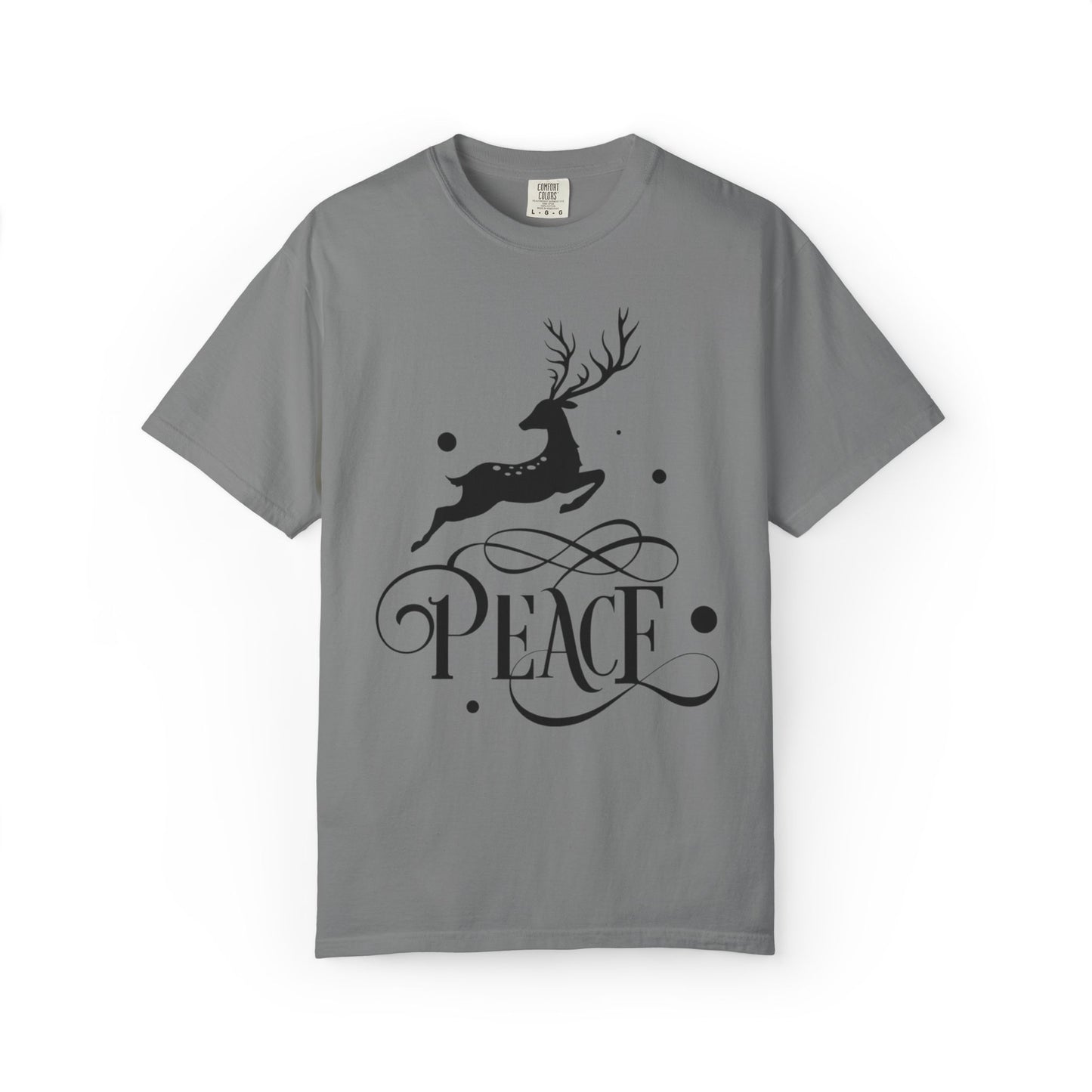 Peace Harmony Unity Peacemakers Tee Merry Christmas Festival Snowflakes Season Of Joy Unisex Heavy Cotton T-Shirt