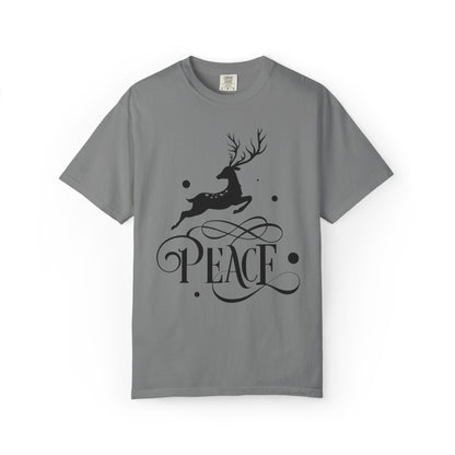 Peace Harmony Unity Peacemakers Tee Merry Christmas Festival Snowflakes Season Of Joy Unisex Heavy Cotton T-Shirt