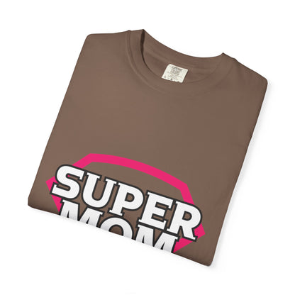 Cute Super Mom Motherhood Mama Love Master Multitasker Life Giver Wonder Woman Unisex Heavy Cotton T-Shirt