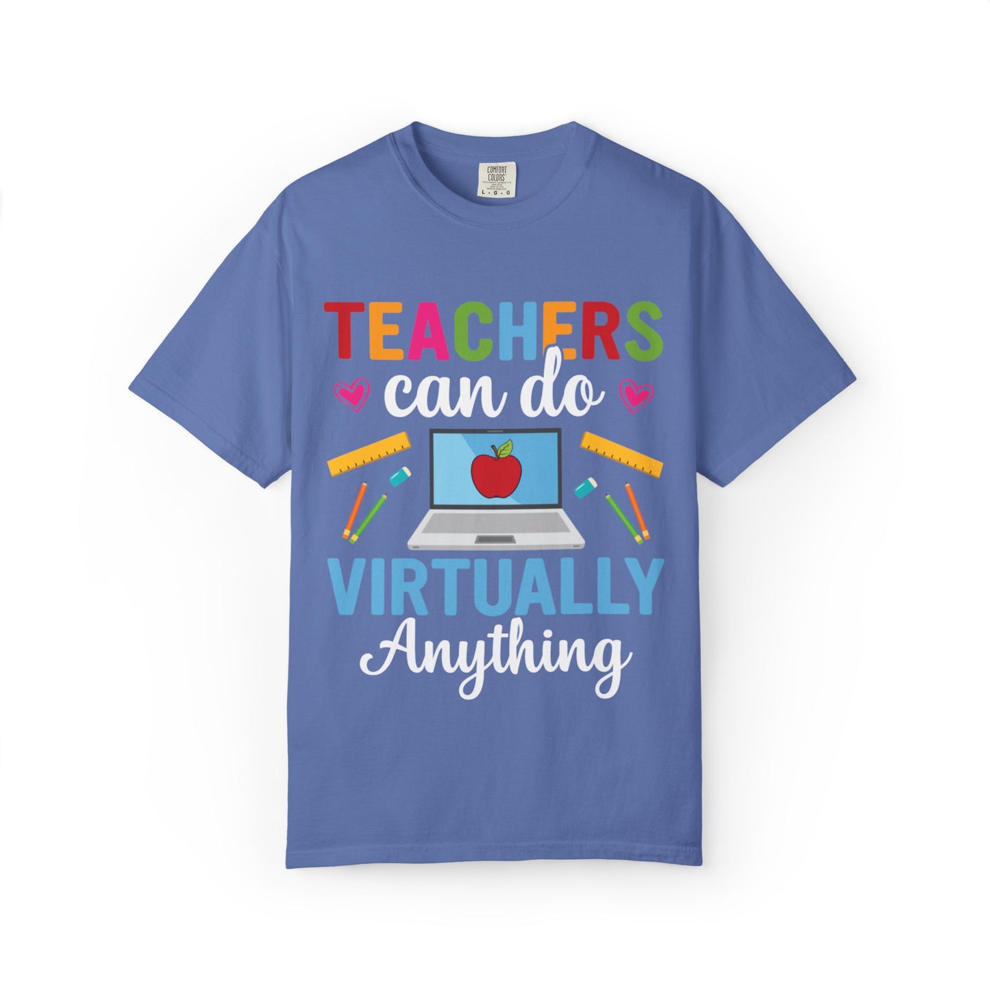 Inspirational Teacher Can Do Virtually Anything Enlightenment Bridge Builder Lifelong Mission Unisex Heavy Cotton T-Shirt