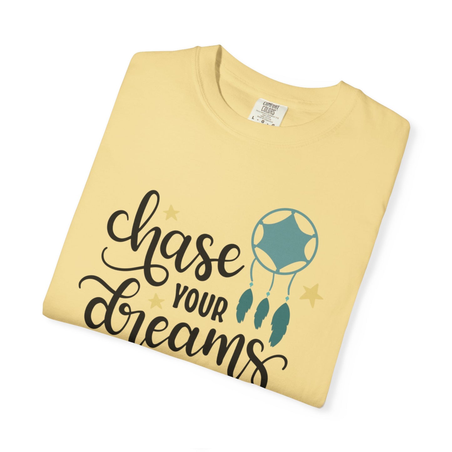 Chase Your Dreams Creativity Imagination Tee Determination Reach For The Stars Unisex Heavy Cotton T-Shirt