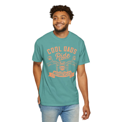 Funny Cool Dad Motorcycle Sporty Dad Sarcastic Pedal Power Dad Bike Lover Unisex Heavy Cotton T-Shirt