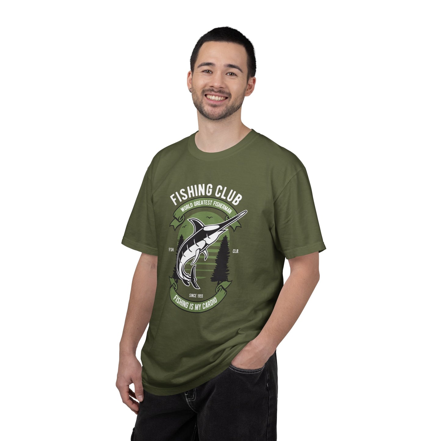 Fishing Club Fishing Gear Sarcastic Fishing Tee Unisex Heavy Cotton T-Shirt