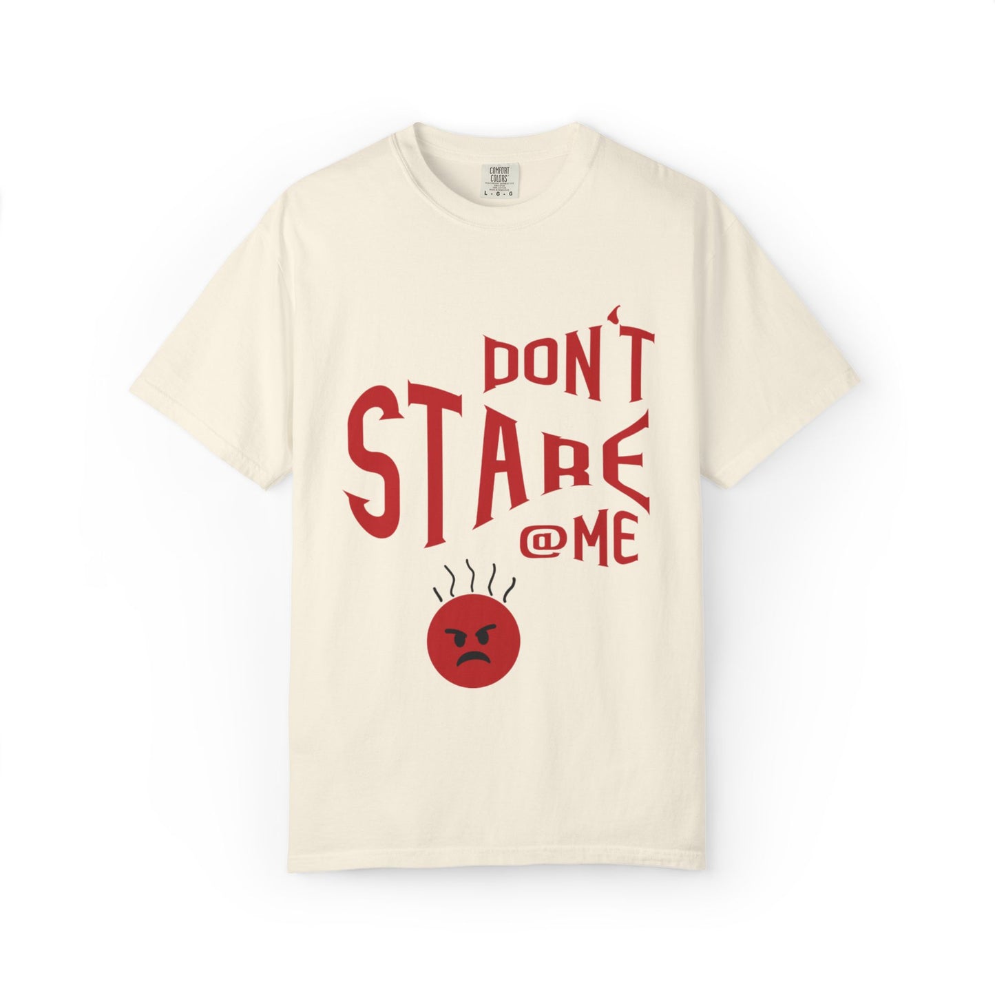 Don’t Stare Me Politeness Tee Personal Space Self-Consciousness Respect Boundaries Unisex Heavy Cotton T-Shirt