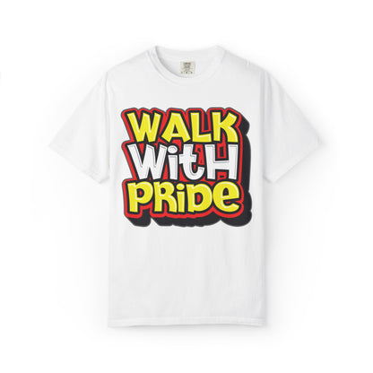 Walk With Pride Confidence Tee Aspiration Mindfulness Integrity Empowerment Unisex Heavy Cotton T-Shirt