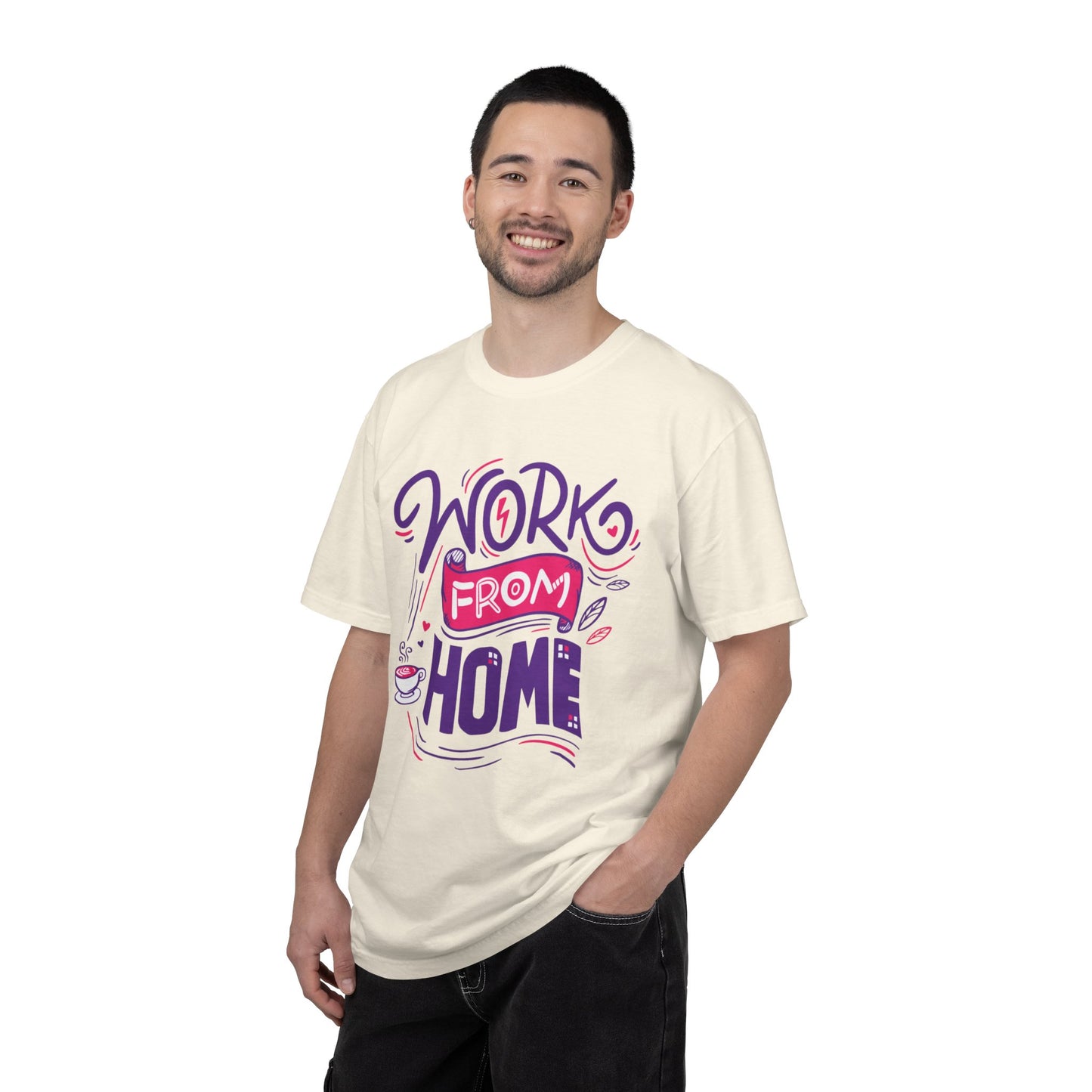 Work From Home Internet Connectivity Remote Work Benefits Virtual Meetings Tee Collaboration Tools Unisex Heavy Cotton T-Shirt