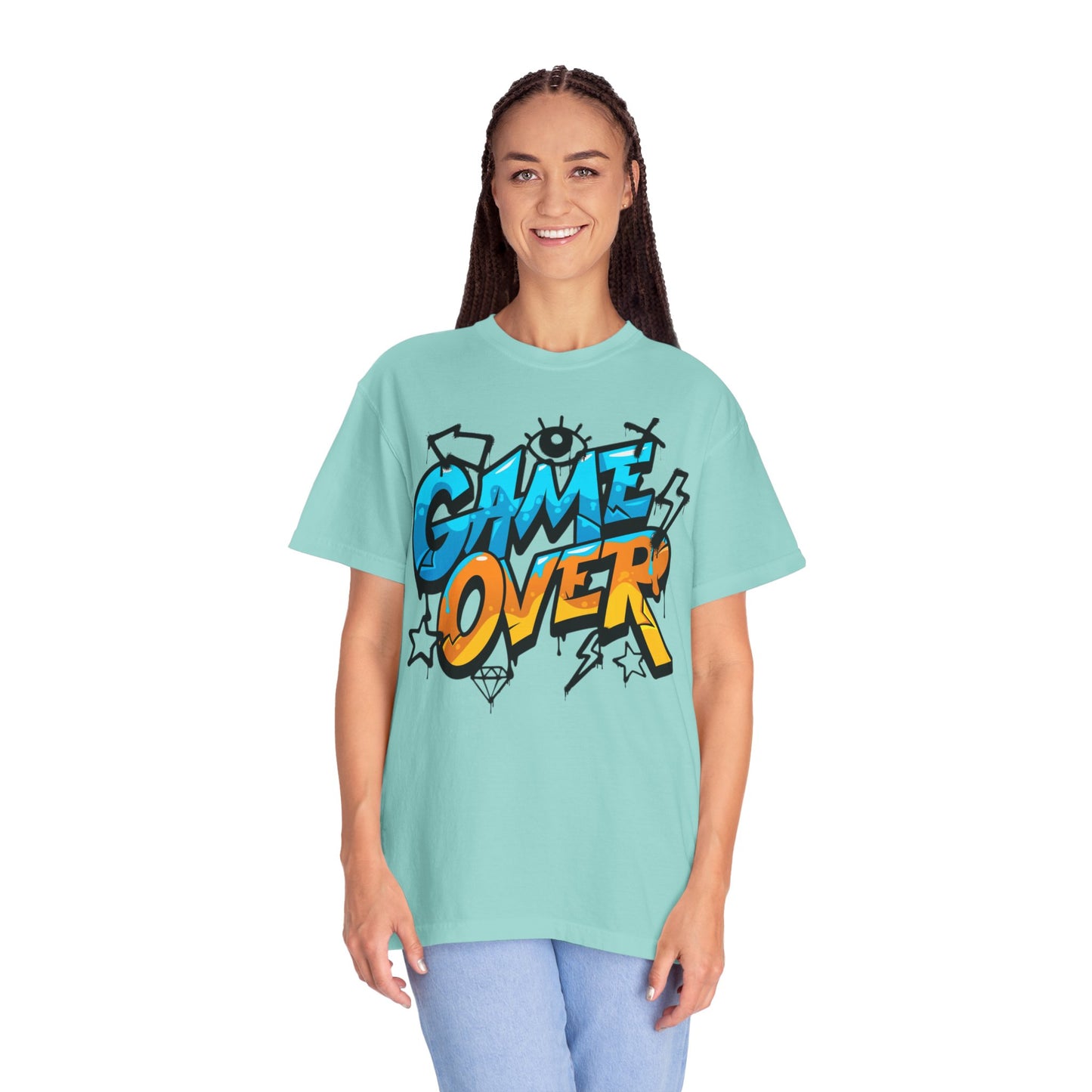 Game Over Unisex Garment-Dyed T-shirt