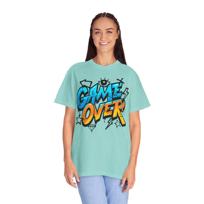 Game Over Unisex Garment-Dyed T-shirt