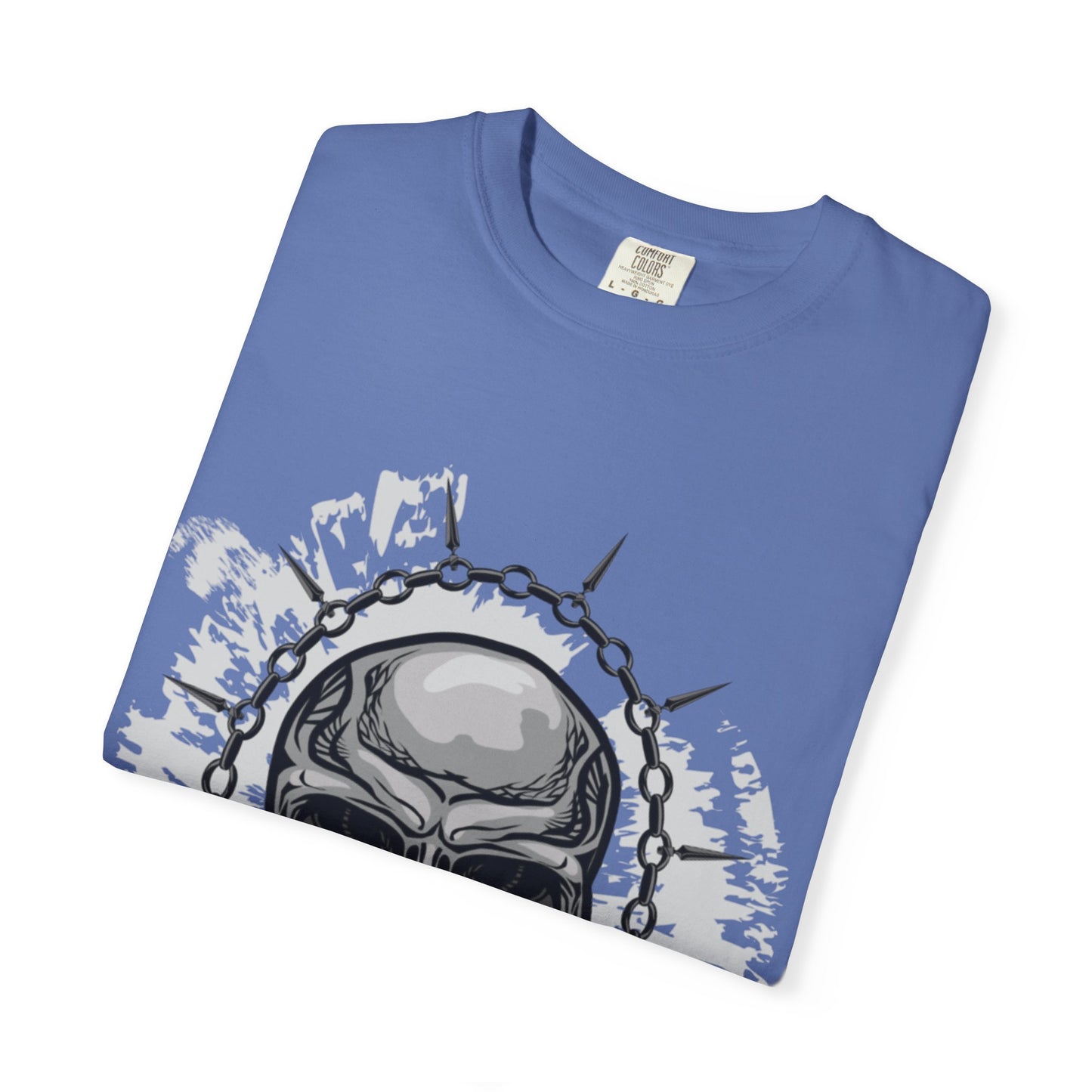 Chain Skull Cranium Head Anatomy Bones Trend Tee Horror Creepy Head X-ray Unisex Heavy Cotton T-Shirt