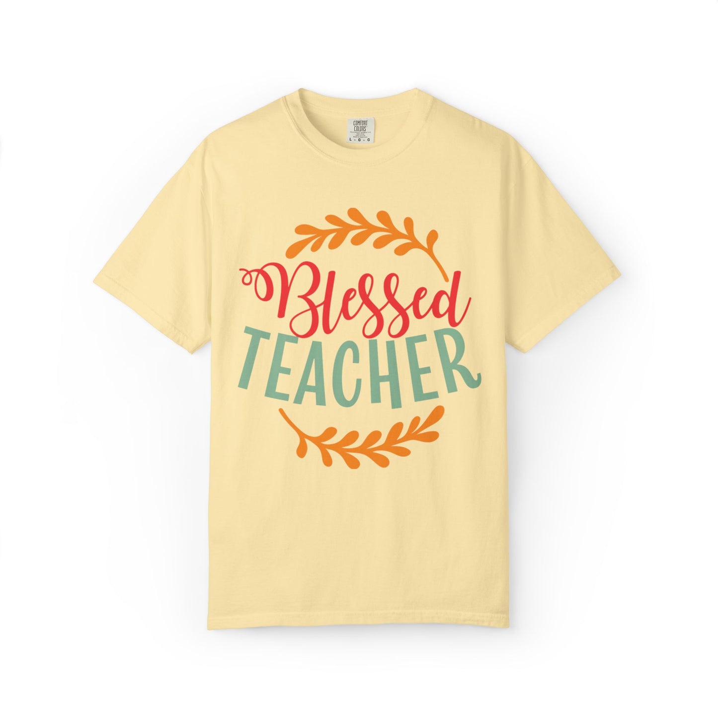 Blessed Teacher Role Model Supportive Learning Positive Reinforcement Moral Values Unisex Heavy Cotton T-Shirt