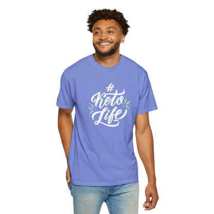 Keto Life Low-Carb Vegetables Tee Moderate Protein Fat Adaptation Intermittent Fasting Unisex Heavy Cotton T-Shirt