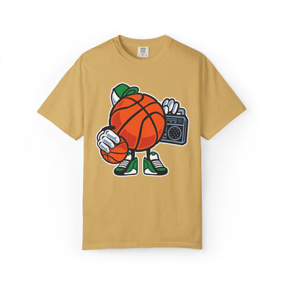 Funny Street Basketball Court King Queens Basketball Lovers Tee Slam Dunk Net Warriors Unisex Heavy Cotton T-Shirt