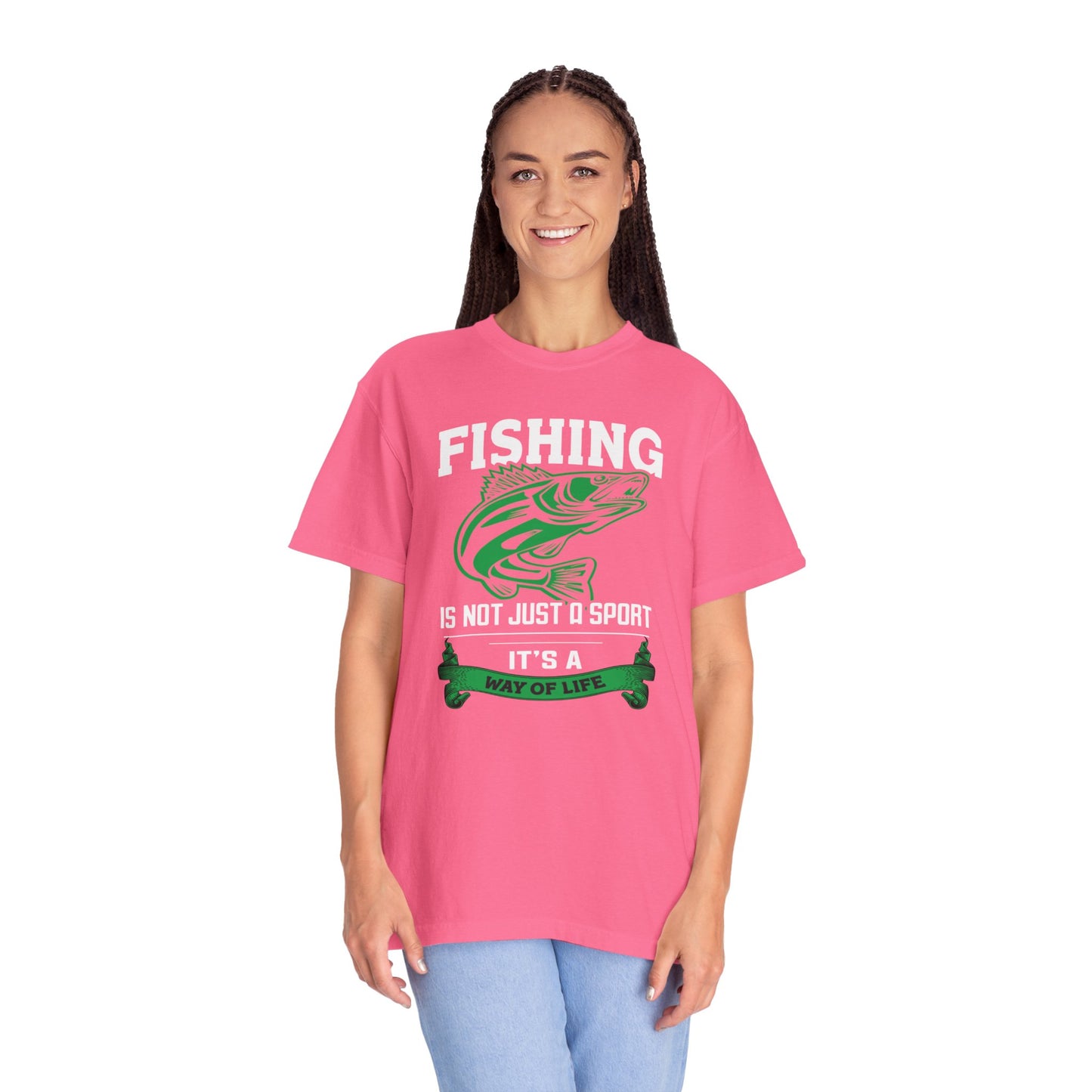 Fishing Is Not Just A Sport Reel Bait Fishing Tee Solitude Unisex Heavy Cotton T-Shirt