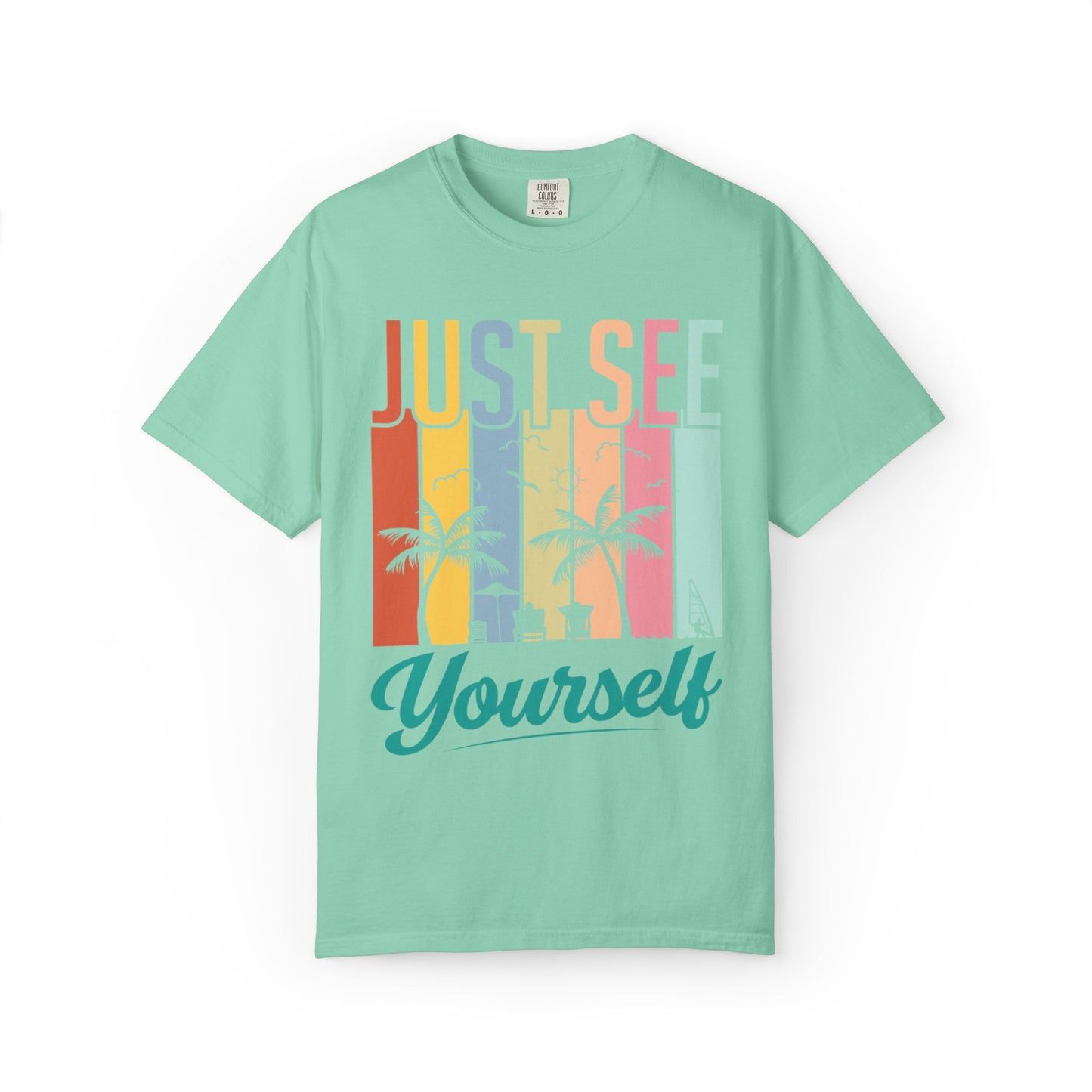 Inspirational Just See Yourself Self-Discovery Personal Vision Focus Summer Vibes Unisex Heavy Cotton T-Shirt