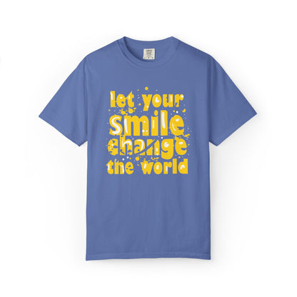 Let Your Smile Change The World Kindness Heartfelt Compliments Tee Thoughtful Gestures Love-Inspiration  Unisex Heavy Cotton T-Shirt