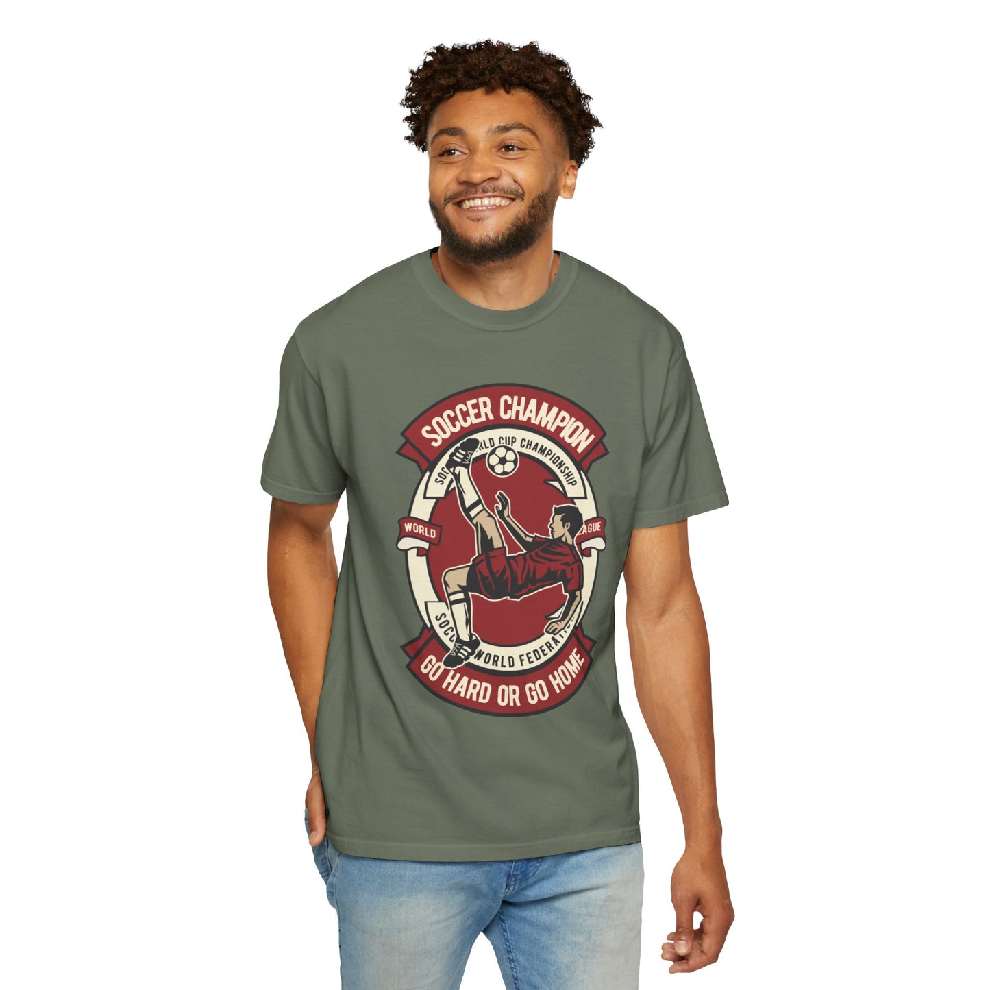 Soccer Champion Heartwarming Sweet Tee Charismatic Passion Unisex Heavy Cotton T-Shirt