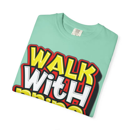Walk With Pride Confidence Tee Aspiration Mindfulness Integrity Empowerment Unisex Heavy Cotton T-Shirt