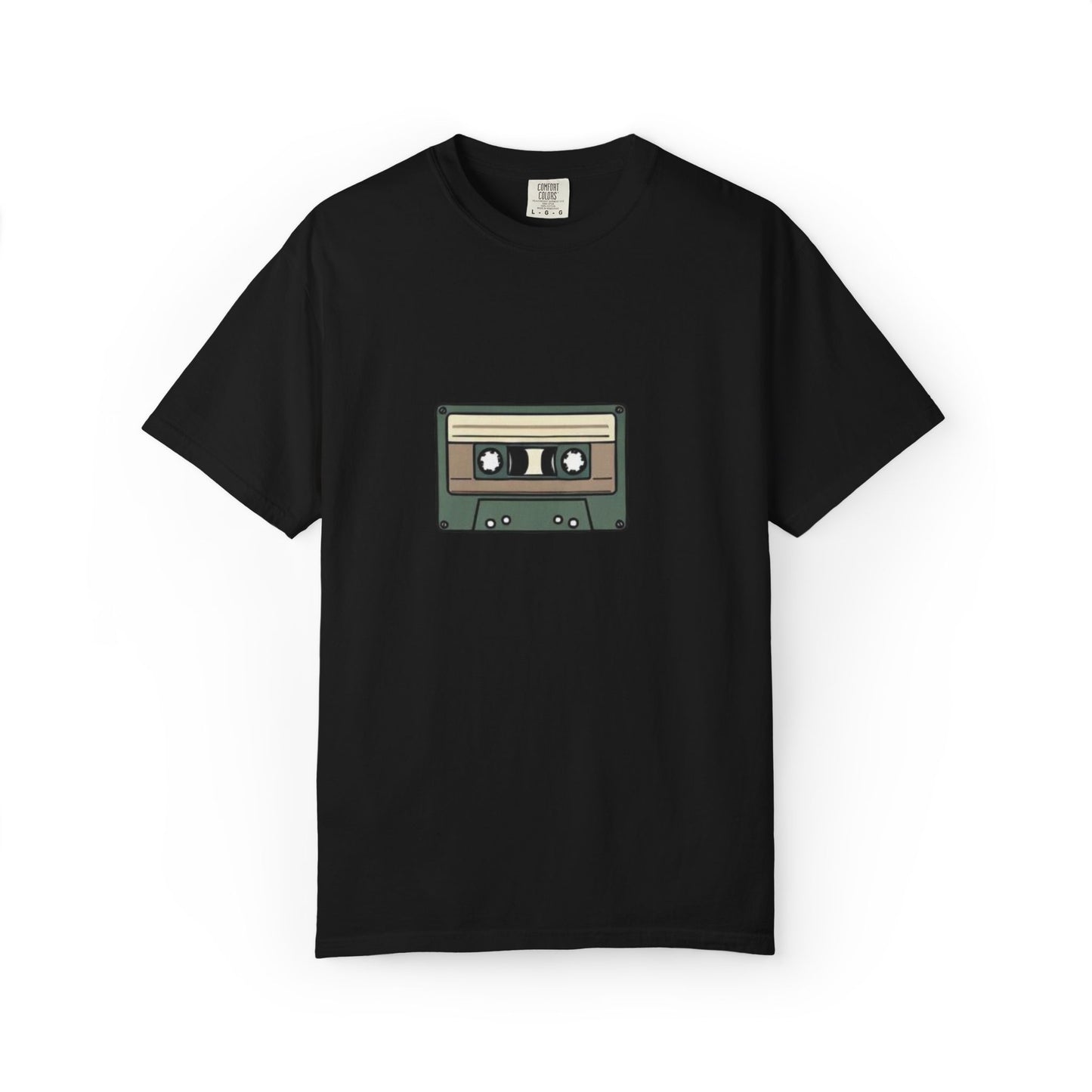 Audio Cassette - of Unisex Garment-Dyed T-shirt
