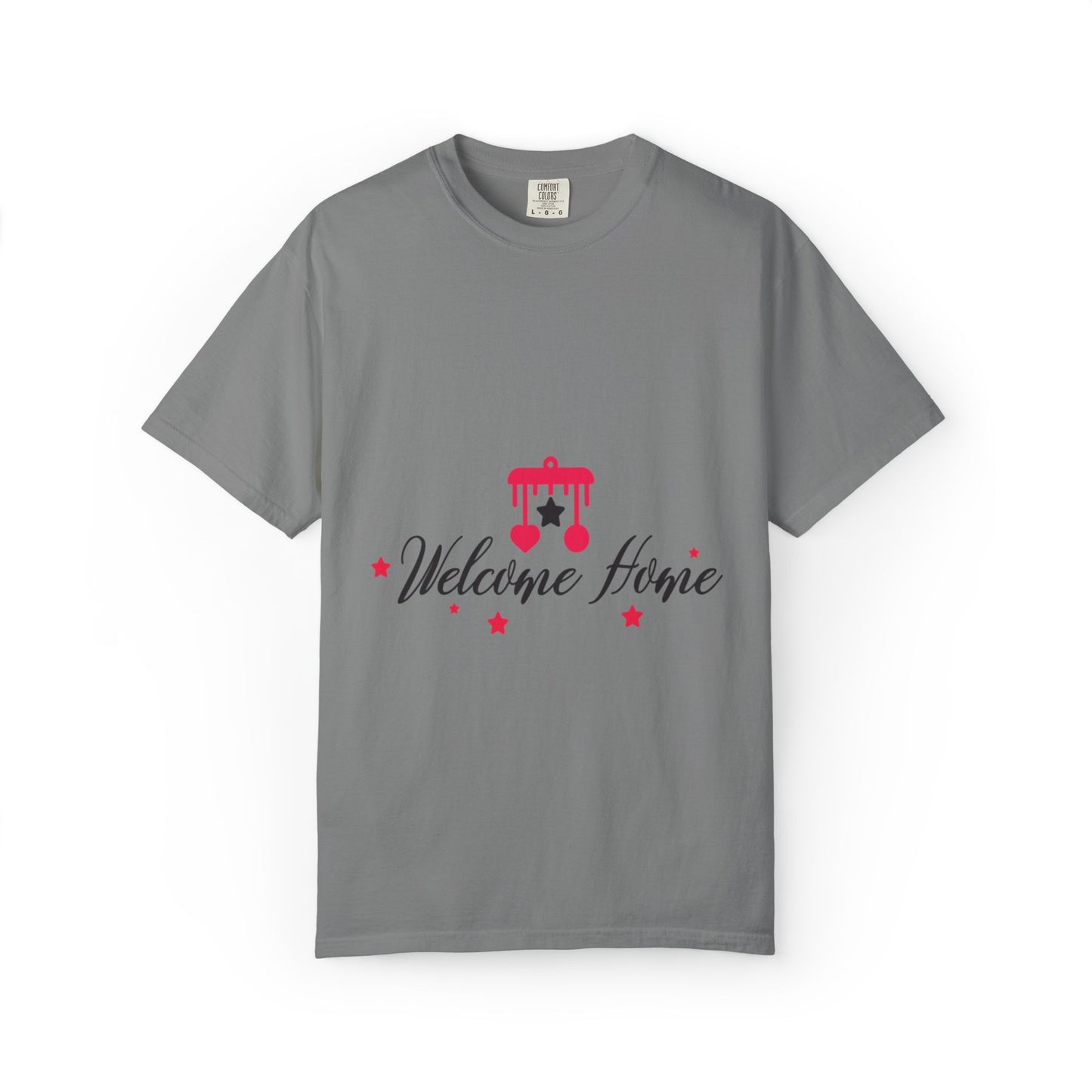 Welcome Home Peaceful Paradise Tee Cherished Space Heartfelt Haven Unisex Heavy Cotton T-Shirt