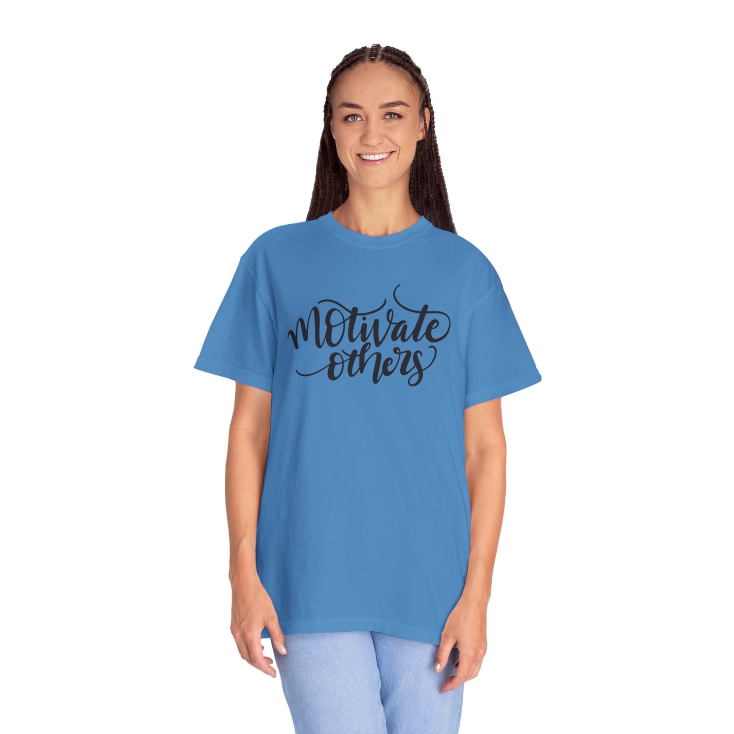 Motivate Others Leadership Inspiration Tee Positive Feedback Passion Self-Belief Professional Attitude Unisex Heavy Cotton T-Shirt