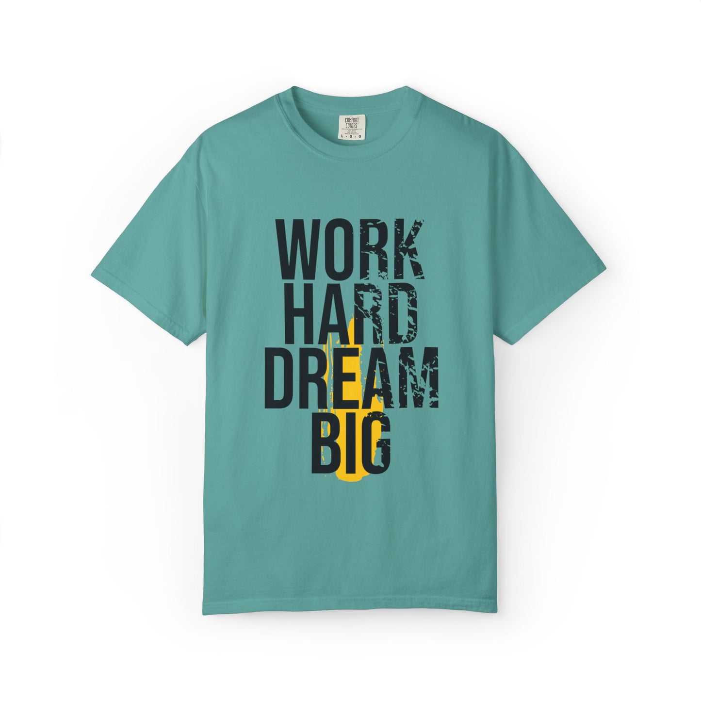 Work Hard Dream Big Creativity Imagination Tee Determination Reach For The Stars Unisex Heavy Cotton T-Shirt