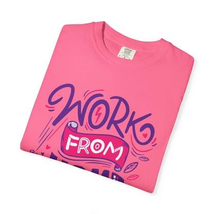 Work From Home Internet Connectivity Remote Work Benefits Virtual Meetings Tee Collaboration Tools Unisex Heavy Cotton T-Shirt
