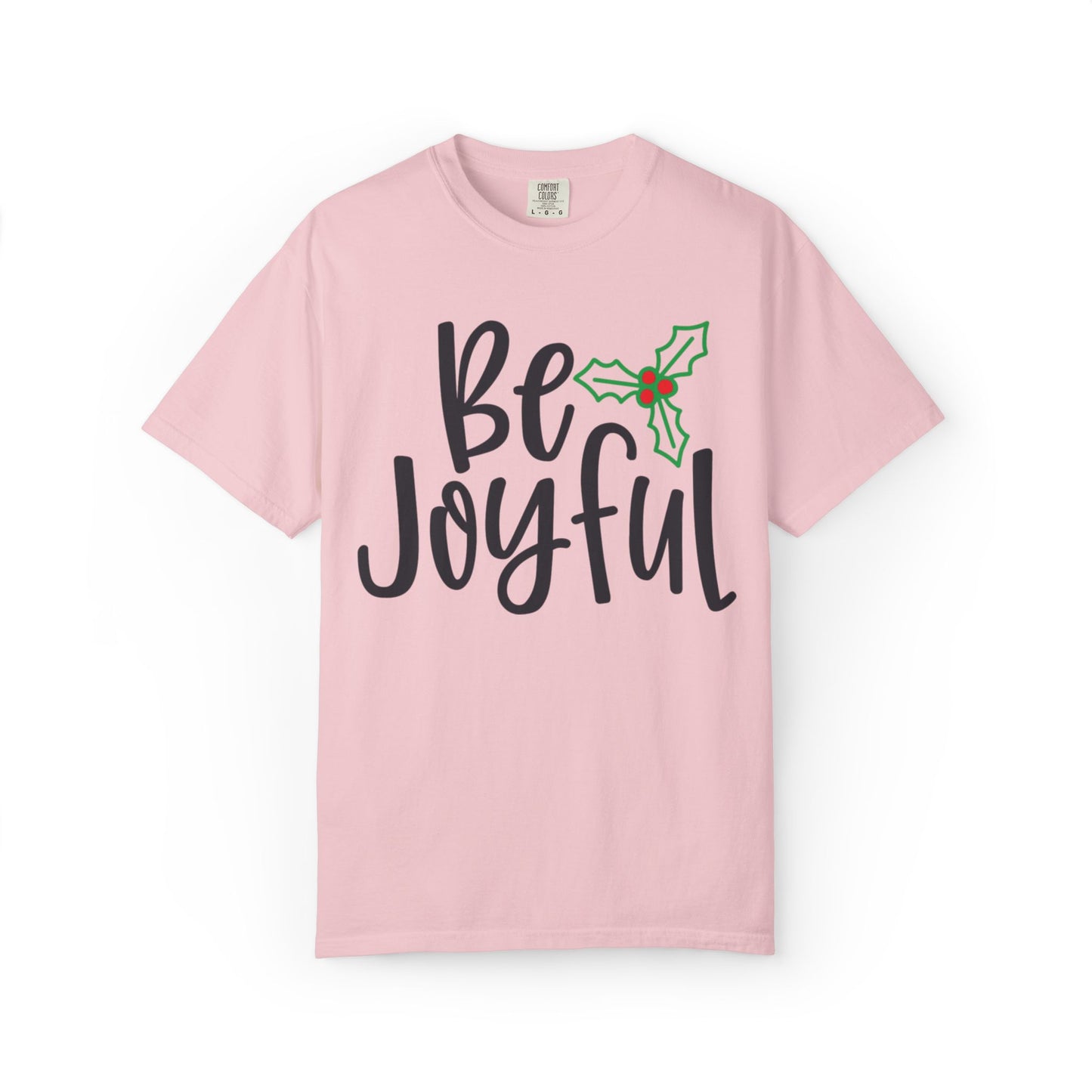 Be Joyful Festival Season Tee Twinkle Lights New Year Celebration Merry Christmas Noel Delight Unisex Heavy Cotton T-Shirt