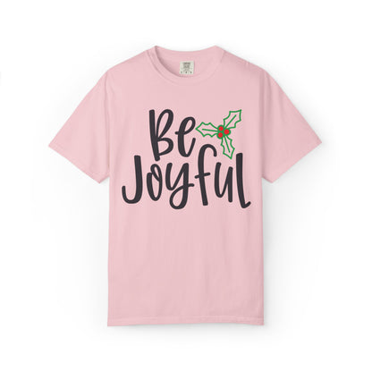 Be Joyful Festival Season Tee Twinkle Lights New Year Celebration Merry Christmas Noel Delight Unisex Heavy Cotton T-Shirt