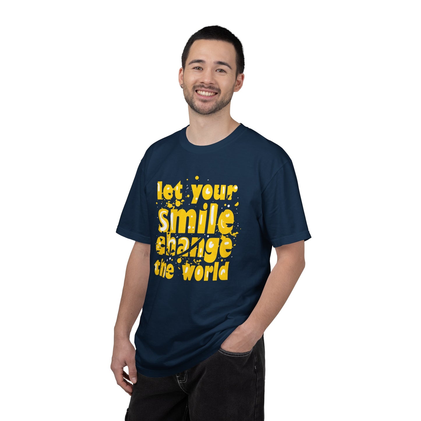 Let Your Smile Change The World Kindness Heartfelt Compliments Tee Thoughtful Gestures Love-Inspiration  Unisex Heavy Cotton T-Shirt