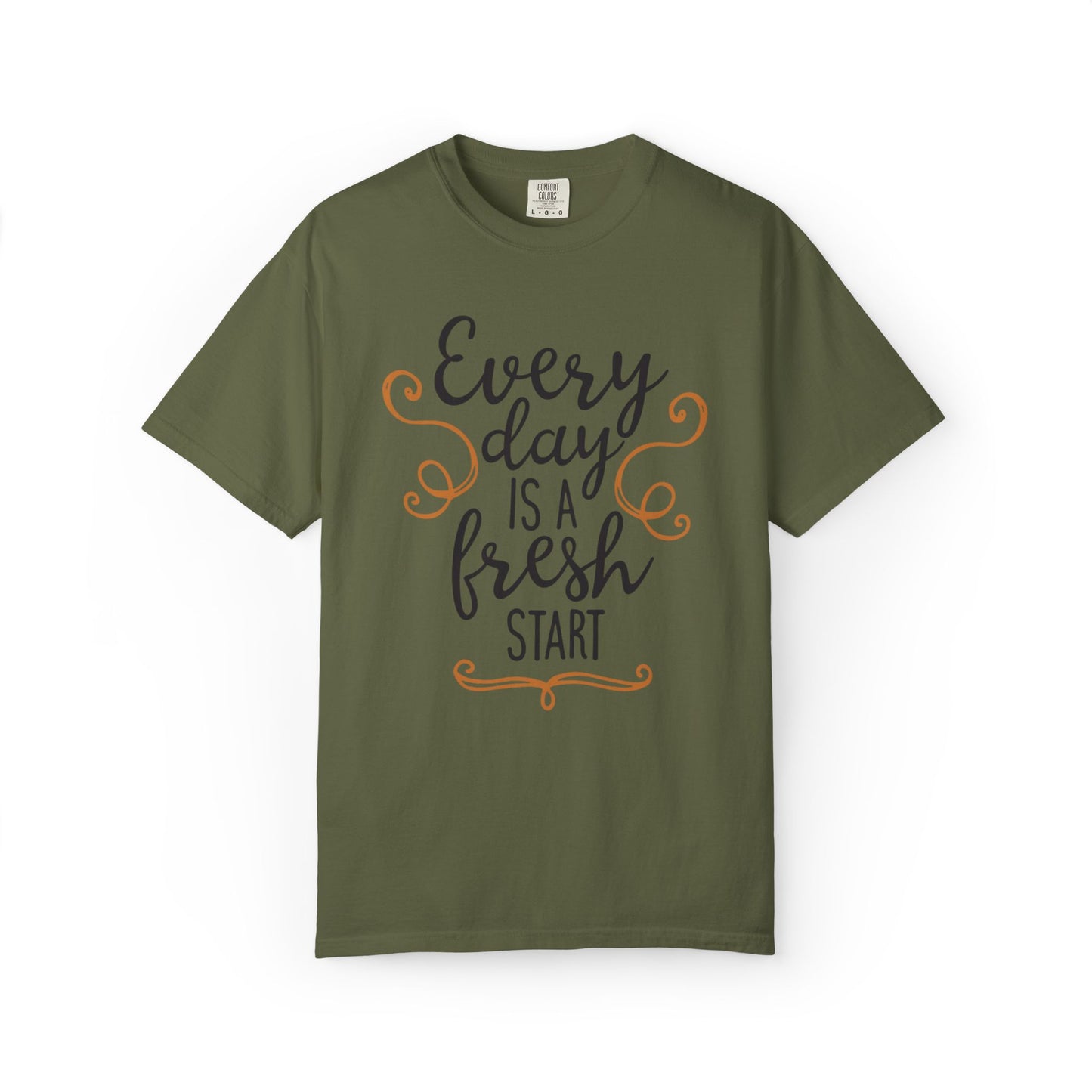 Every Day Is A Fresh Day Positivity Optimism Trendy Tee Mindset Gratitude Empathy Unisex Heavy Cotton T-Shirt