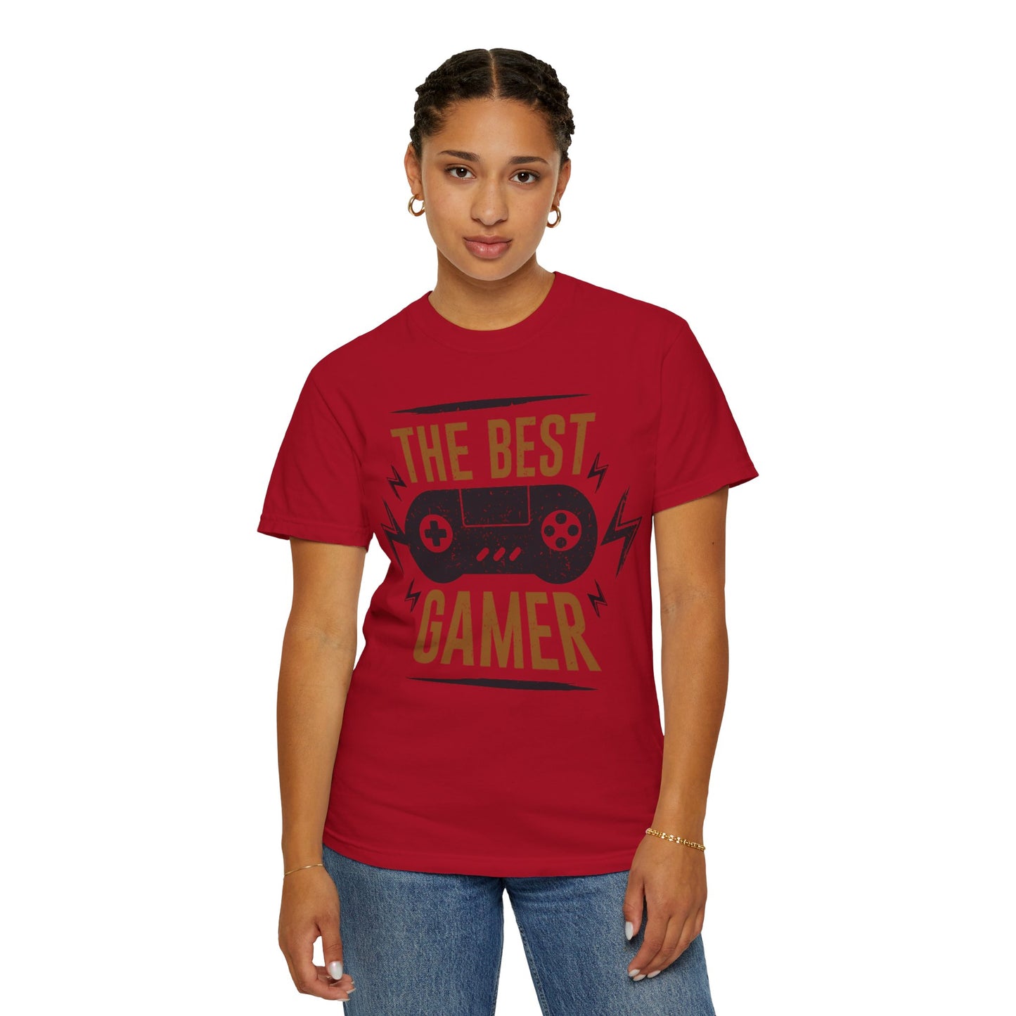 The Best Gamer Warriors Tee Non-Stop Playing Gaming Obsession Unisex Heavy Cotton T-Shirt
