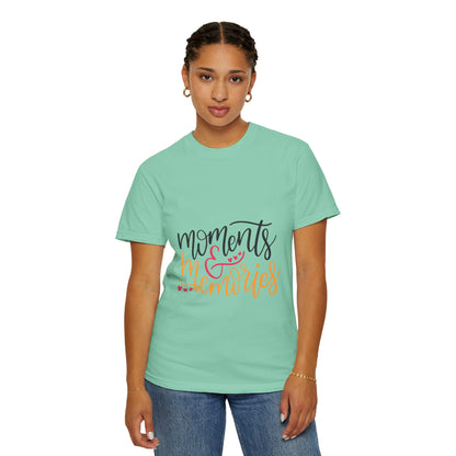 Moments & Memories Chapters Of Life Precious Moments Tee Recollections Meaningful Experiences Nostalgia  Unisex Heavy Cotton T-Shirt
