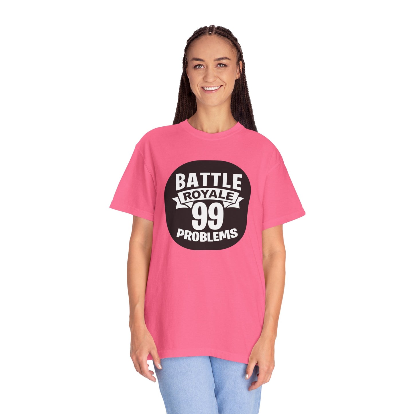 Battle Royal Multiplayer Madness Tee Thrilling Elimination High-Stakes Combat Unisex Heavy Cotton T-Shirt
