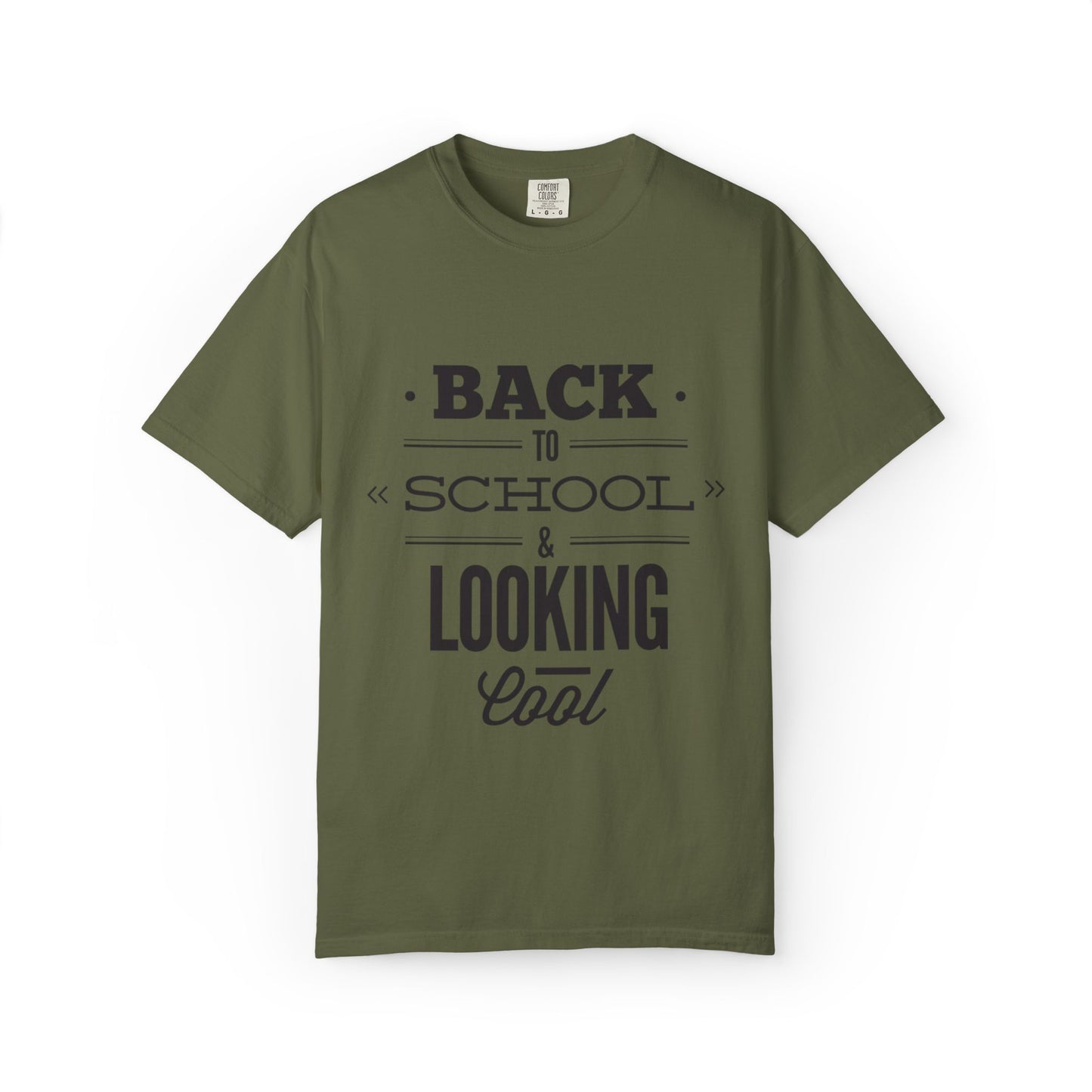 Funny Back To School Looking Cool New Beginning Educational Journey New Classroom Backpack Notebooks Unisex Heavy Cotton T-Shirt