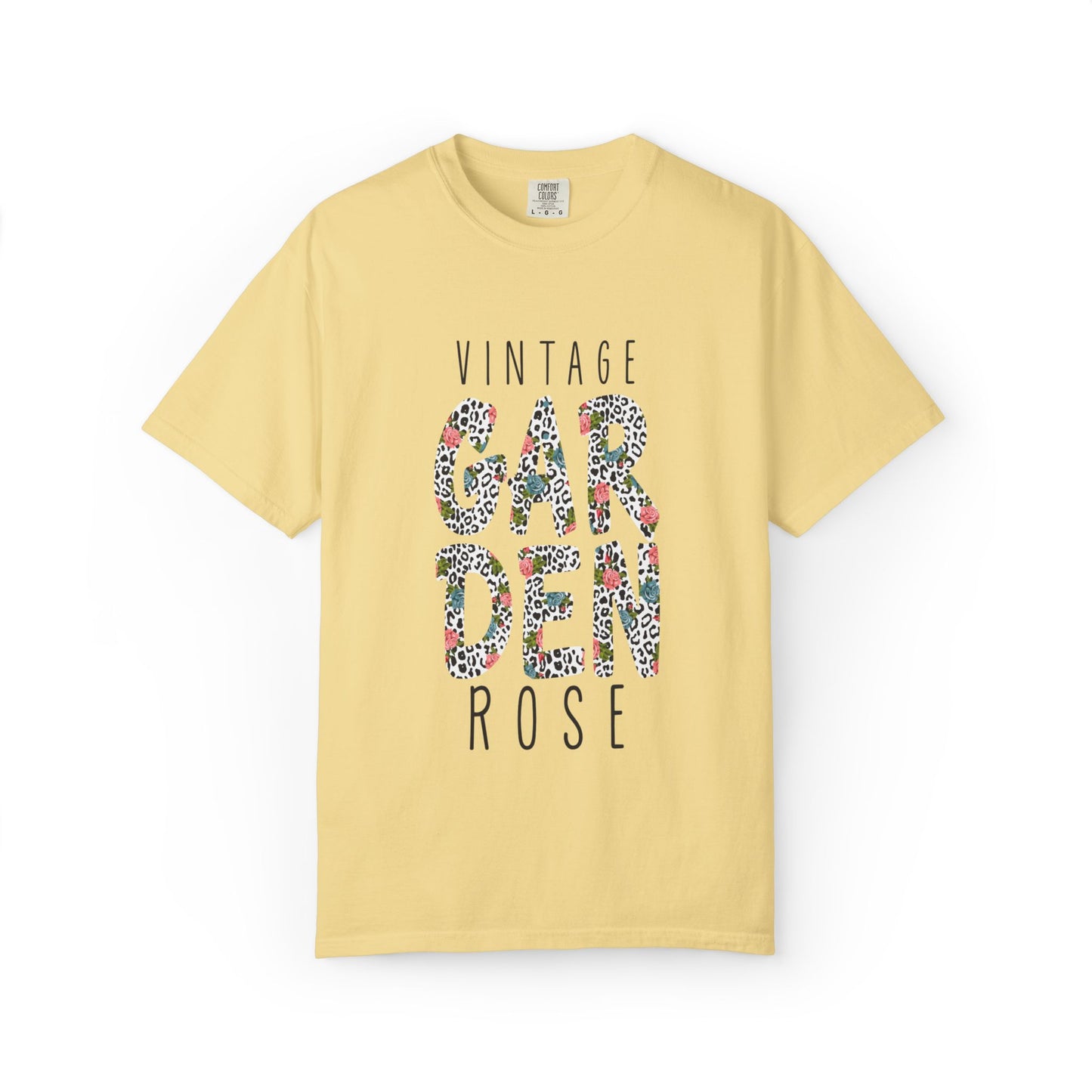 Vintage Garden Rose Heartwarming Lovely Trendy Tee Sweet Charismatic Beautiful Fragrance Happiness Unisex Heavy Cotton T-Shirt