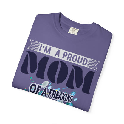 Proud Mom Telecom Engineer Mobile Technology Signal Processing Digital Communication Radio Frequencies Unisex Heavy Cotton T-Shirt