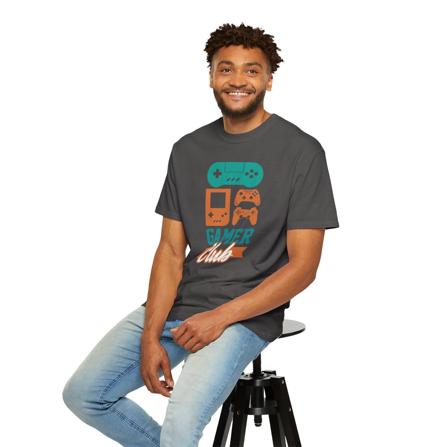 Funny Gamer Club Sarcastic Retro Gaming Gaming Consoles Gaming Community Unisex Heavy Cotton T-Shirt