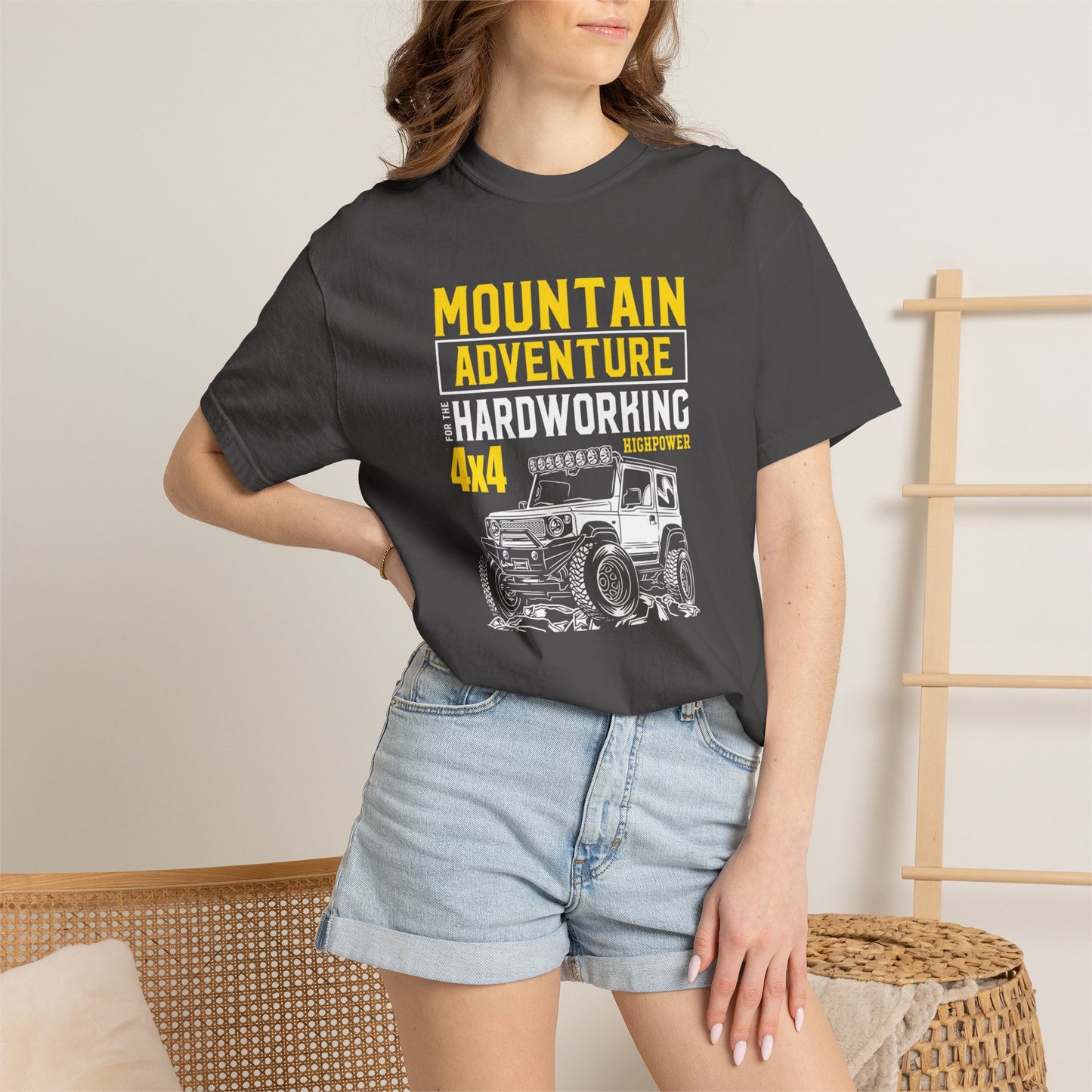 Thriller Mountain Adventure Mountain Explorer Sarcastic Alpine Discover Unisex Heavy Cotton T-Shirt