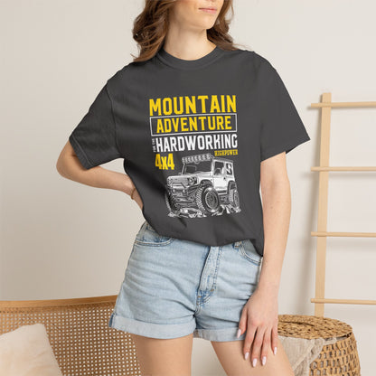 Thriller Mountain Adventure Mountain Explorer Sarcastic Alpine Discover Unisex Heavy Cotton T-Shirt
