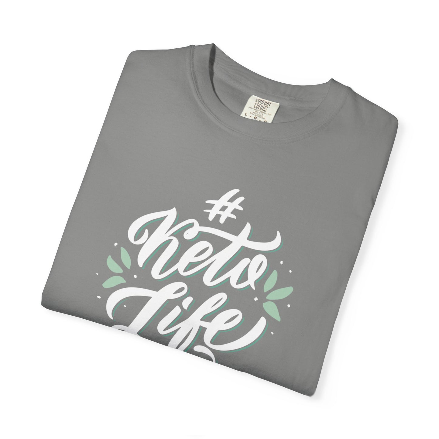 Keto Life Low-Carb Vegetables Tee Moderate Protein Fat Adaptation Intermittent Fasting Unisex Heavy Cotton T-Shirt