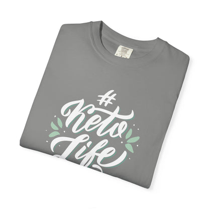 Keto Life Low-Carb Vegetables Tee Moderate Protein Fat Adaptation Intermittent Fasting Unisex Heavy Cotton T-Shirt