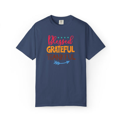 Blessed Grateful ThankfulAppreciate Everything Lovers Tee Positivity Self-Sufficiency Satisfaction Unisex Heavy Cotton T-Shirt