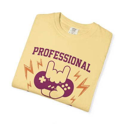 Professional Gamer Warriors Tee Non-Stop Playing Gaming Obsession Unisex Heavy Cotton T-Shirt