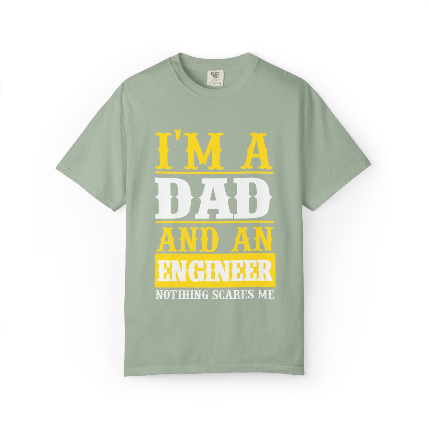 Proud Dad I’m Dad And An Engineer Fatherhood Role Model Problem-solving Critical Thinking Unisex Heavy Cotton T-Shirt