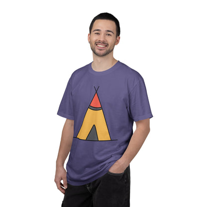 Camping  Adventure Lovers Tee Nature Exploration Bonfire Travel Van Unisex Heavy Cotton T-Shirt