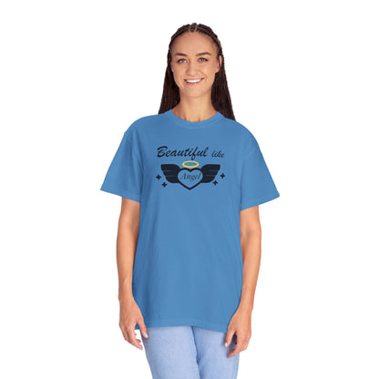 Beautiful Like Angel Politeness Tee Confidence Boost Stunning Gracefulness Unisex Heavy Cotton T-Shirt