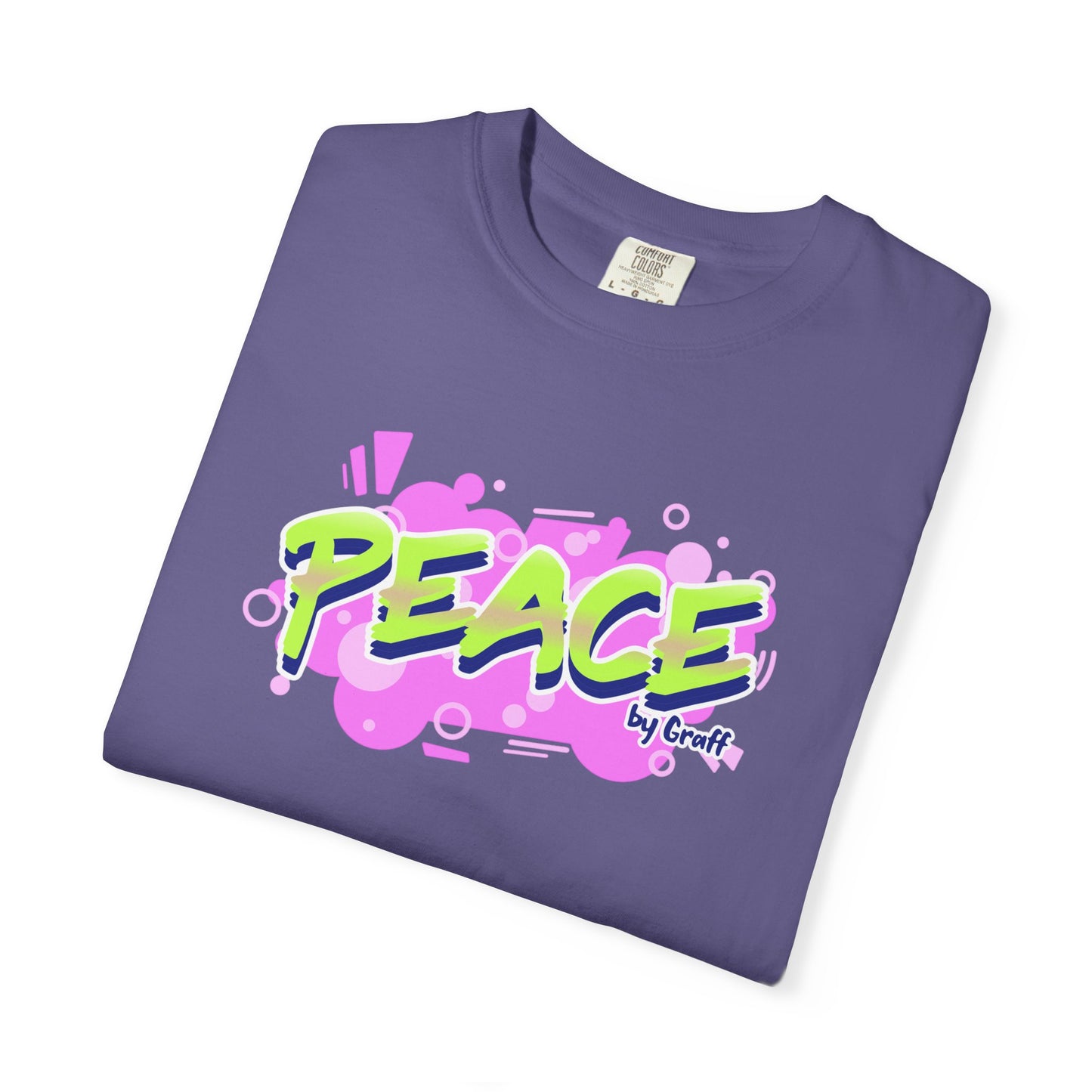 Graffiti Logo Maker Featuring Bubbly Graphics Unisex Heavy Cotton T-Shirt