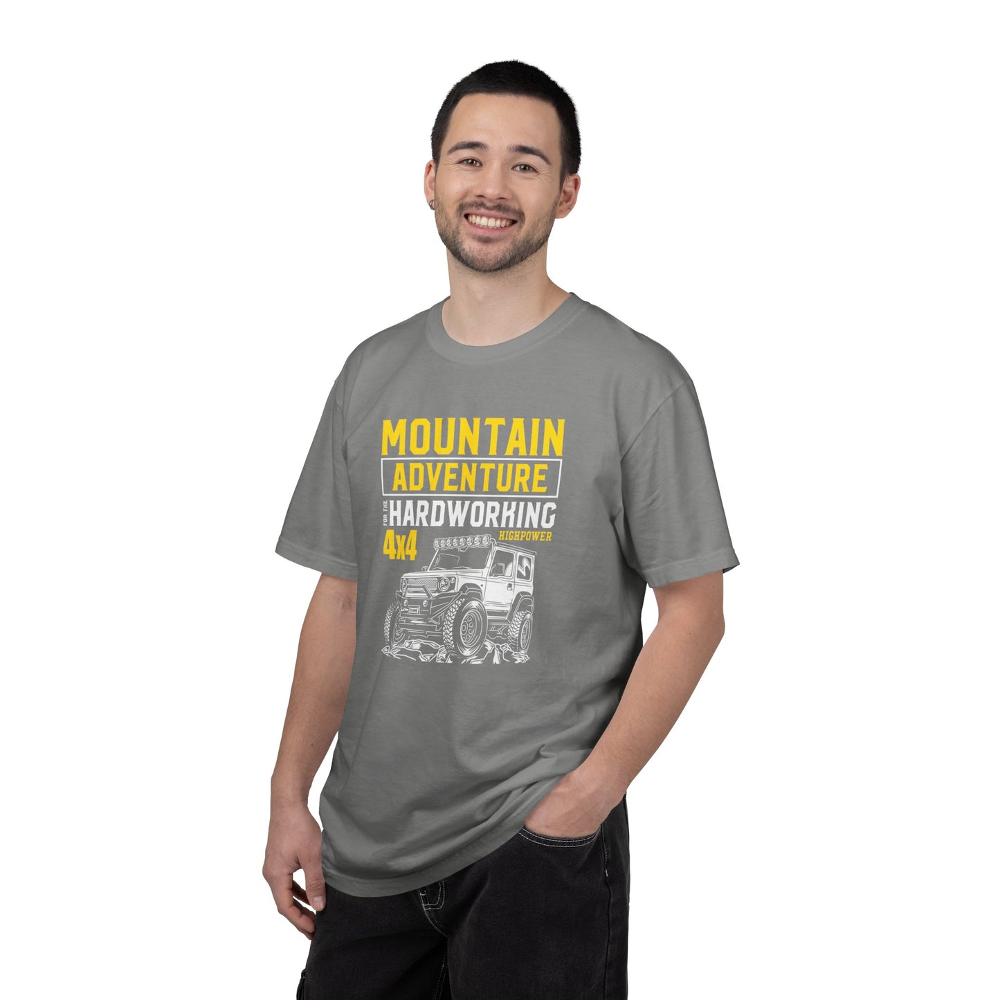 Thriller Mountain Adventure Mountain Explorer Sarcastic Alpine Discover Unisex Heavy Cotton T-Shirt