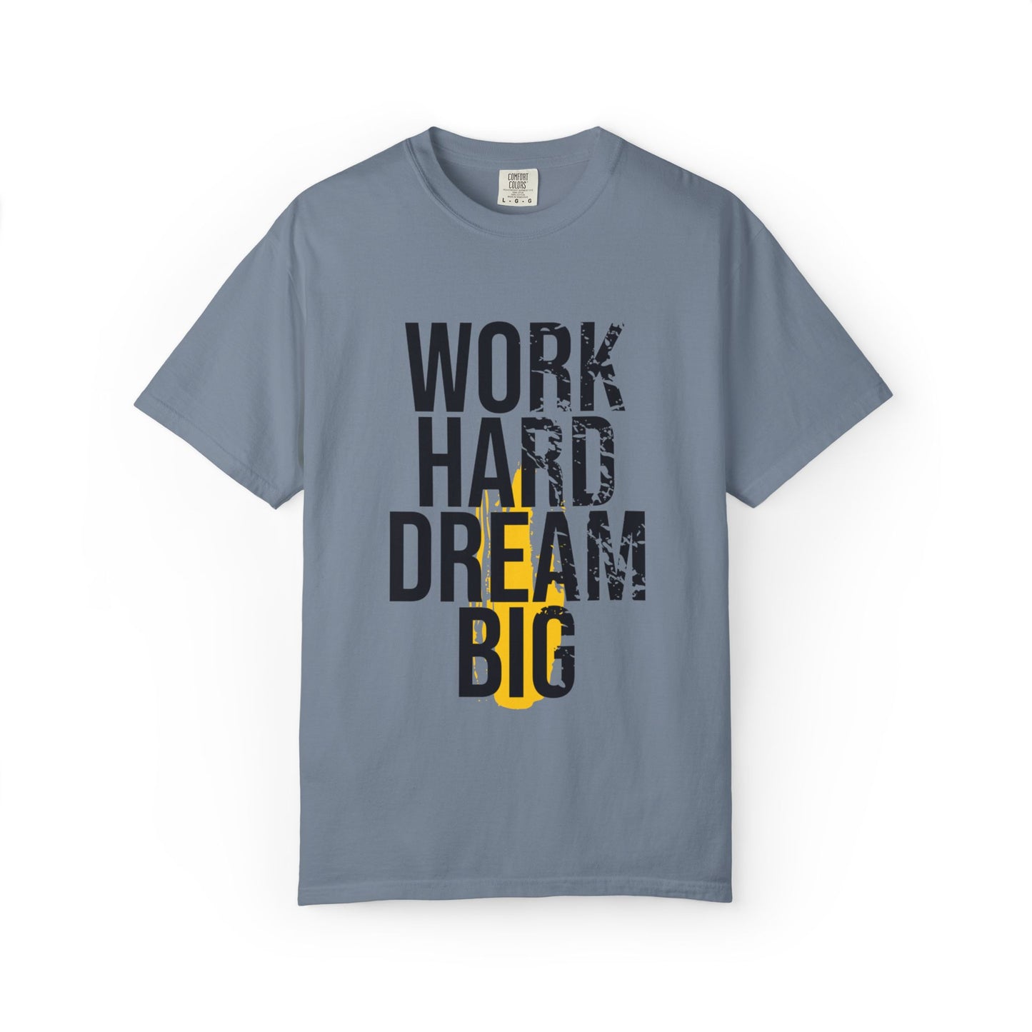 Work Hard Dream Big Creativity Imagination Tee Determination Reach For The Stars Unisex Heavy Cotton T-Shirt