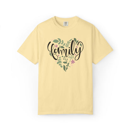 Family Trendy Tee Hug Rainbow Passion Unconditional Soulful Connection Siblings Love Parents Unisex Heavy Cotton T-Shirt